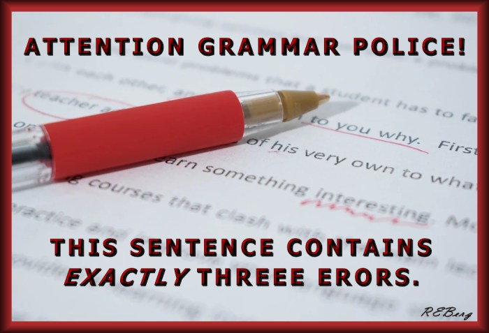 Erroneous Exemplification