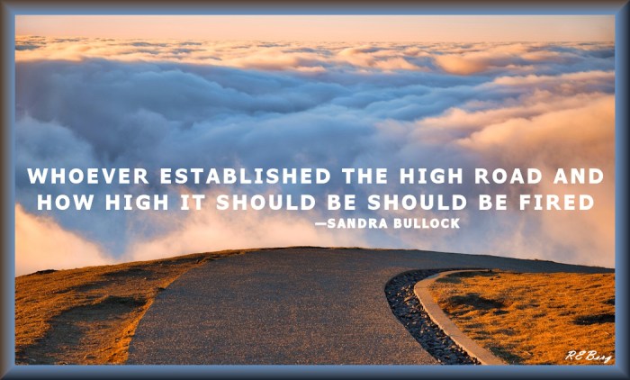 I'll Take The Low Road